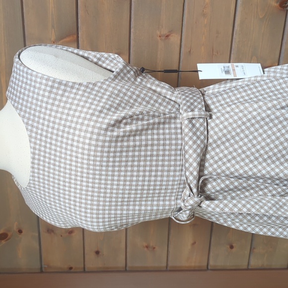 Calvin Klein Checkered Sleeveless Dress - Picture 2 of 6